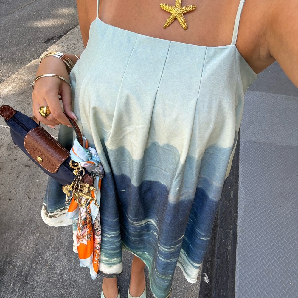 Ocean mini dress